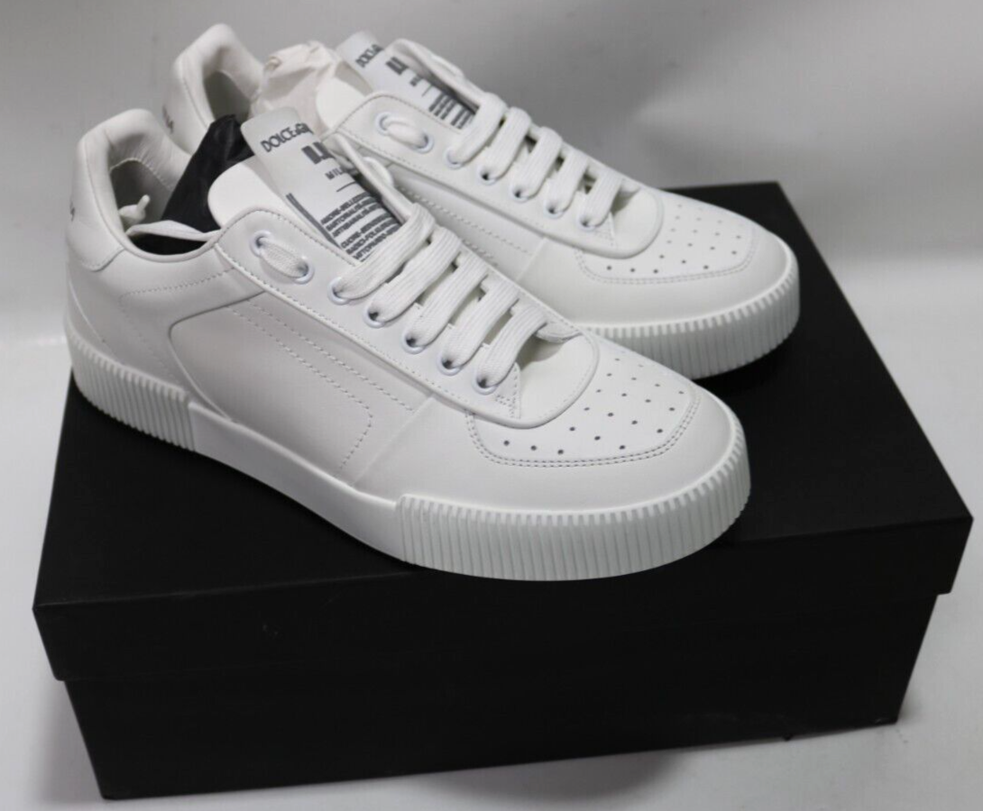 Dolce & Gabbana Miami White Sneakers Size 8 US CS1648 NEW IN Dolce & Gabbana Miami White Sneakers Size 8 US CS1648 NEW IN