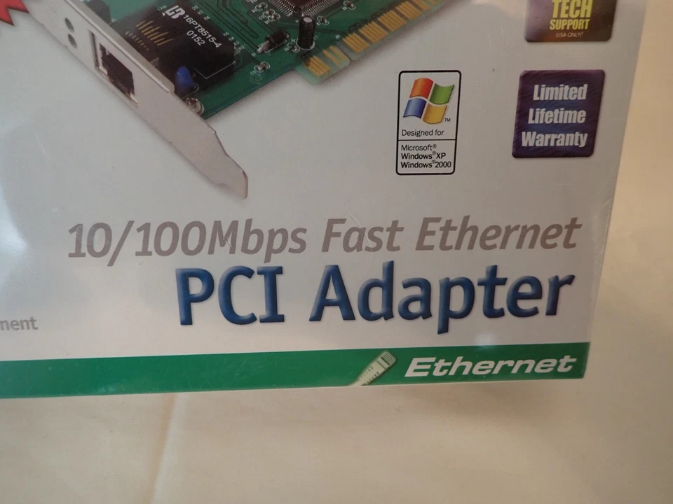 Vintage PCI Adapter D-Link DFE-530TX+ 10/100 Mbps Fast Ethernet Windows XP 2000 - Image 3 of 4