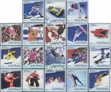 Guinea-Bissau 1402-1419 (kompl.Ausg.) postfrisch 2001 Olympische Winterspiele &acute;0