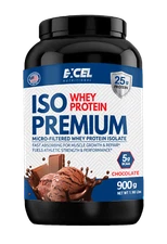 Excel Protein Powder 94% Isolate Whey per serving, 400mg BCAA 2:1:1 Ratio
