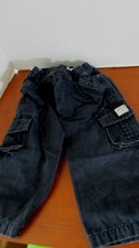 CHILDREN'S PLACE Navy Blue ELASTIC WAIST CARGO PANTS Boys 18 months