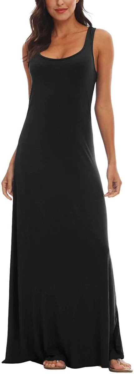 Black tank hotsell top maxi dress