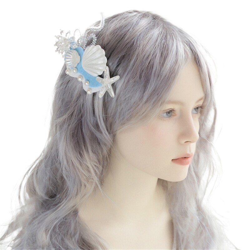 Beach Shell Hair Clip for Teens - Perfect for Camping & Outdoor Adventures  