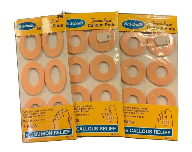 Vintage Dr Scholls Advertising Lot Bunion Callous Pads NOS eBay