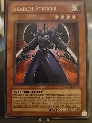 Search Striker - Rare Foil - Yugioh Wind Monster - Vintage | eBay