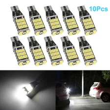 10PCS T15 921 912 LED Reverse Backup Light Bulbs W16W 916 6000K White Blubs