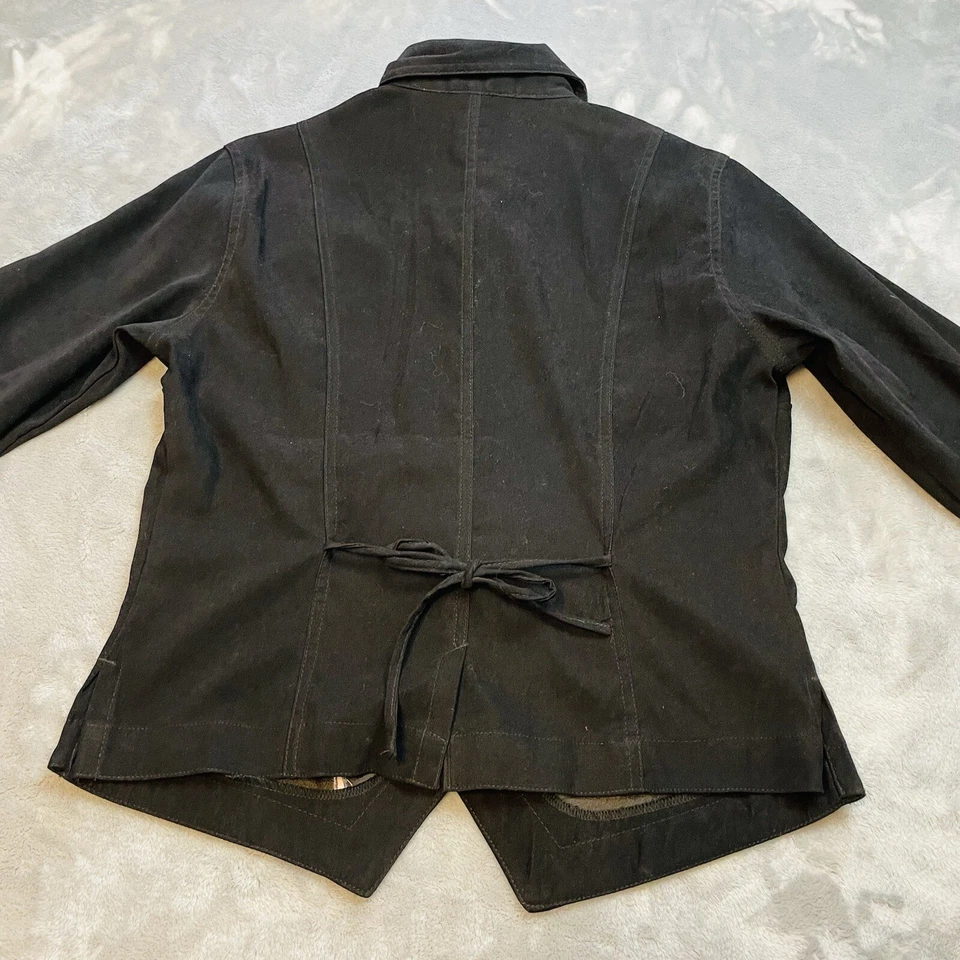 Camisa Top Vintage Bill Blass Bordada Navidad Para Mujer S Negra Heraldo Ángeles Foto 2 de 4