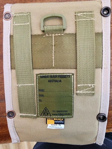 Australian Kitbag Desert Sand Tan Nylon Large Webbing Pouch Minimi - Picture 3 of 3