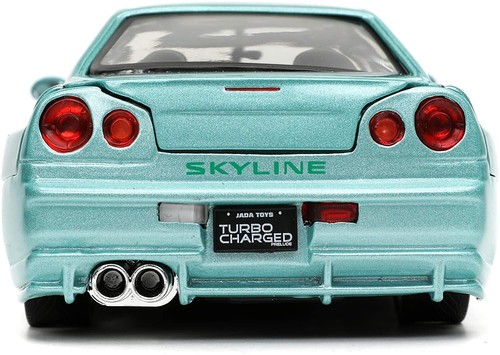 ,JADA TOYS, NISSAN Skyline GT-R R34 Rápido y Furioso, 1/24, JAD32608 - Imagen 2 de 6