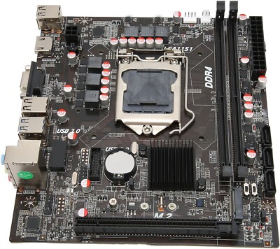 Dual Channel DDR4 M.2 PCIe X16 SATA3 USB3 H310B4 Motherboard for 6 7 8 9 Gen for