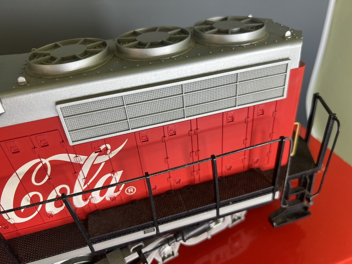 LGB COCA COLA SUPER SET 72854 WITH 23560 DIESEL AND TWO LGB COCA COLA SUPER SET 72854 WITH 23560 DIESEL AND TWO
