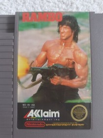 VINTAGE Nintendo NES Game Cartridge RAMBO GUARANTEED