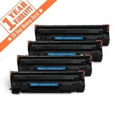 4PK Compatible HP 83A CF283A Toner Cartridge LaserJet Pro M225DN M127fn Black