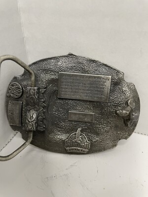 US Postal Worker Commemorative Enameled Belt Buckle USA 1986  display picture 3