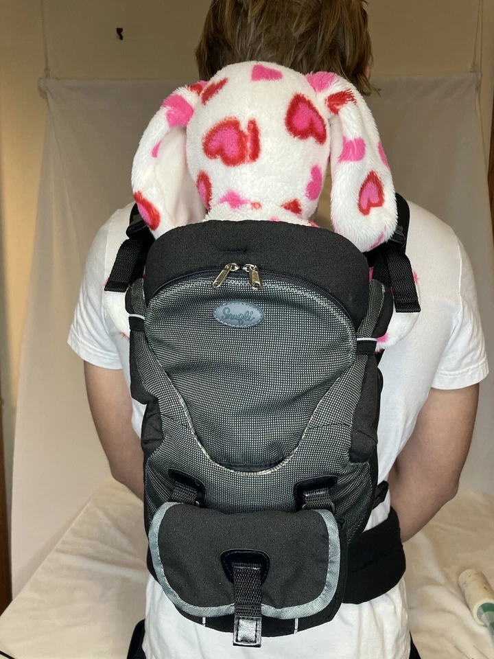 Portabebés Evenflo Snugli Original Gris y Negro Foto 4 de 4