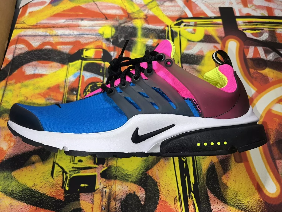 Nike presto deals volt orange blue