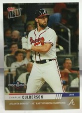 Charlie Culberson 2019 Topps Now MLB Postseason #PS-26  ATLANTA BRAVES - SP /571