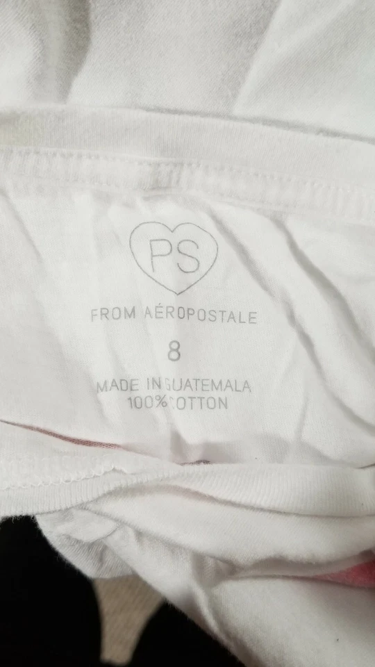 Camisa blanca de Navidad de manga larga PS From Aeropostale Girls 8 #Xmas Photobomb Foto 4 de 4