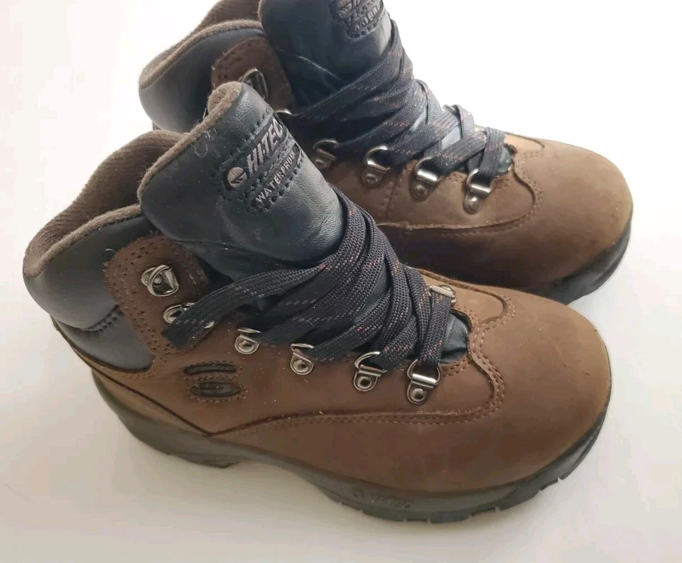 Botas de Senderismo Impermeables Hi-Tec Altitude IV Jr Juveniles Talla 1 Cuero Marrón Trail Foto 2 de 4
