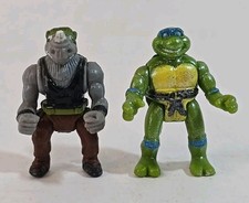 TMNT Playmates 1994 Vintage MINI MICRO MUTANTS Action Figure LEONARDO ROCKSTEADY