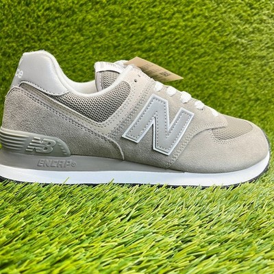 New Balance 574 ホワイト/グレー New Balance 574 Classic Mens Size 8 Gray White Athletic Running