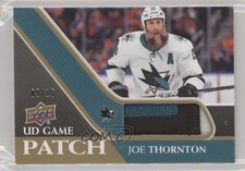 2020-21 Upper Deck UD Game Jersey Patch 9/15 Joe Thornton #GJ-TH Patch HOF 0c3