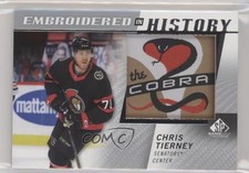 2021-22 Upper Deck SP Game Used Embroidered in History Chris Tierney #15 2po