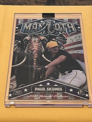 2025 Wild Card National Exclusive Mammoth Paul Skenes Rookie 1/1