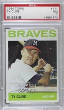 1964 Topps Ty Cline #171 PSA 7 2u3