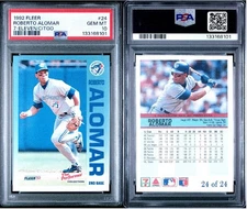 1992 Fleer 7-Eleven Citgo #24 Roberto Alomar PSA 10 GEM MINT