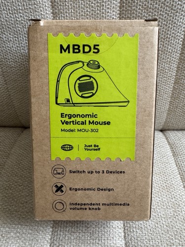 Ergonomic Mouse Rechargeable, USB+Dual Bluetooth, MOU-302 Vertical Wireless M... - 第 13/16 張圖片
