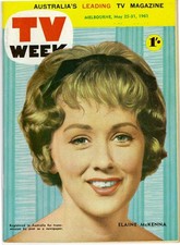 TV WEEK (Victoria) May 25 1961 ELAINE McKENNA