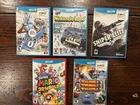 Wii U Game Lot - Super Mario 3-D World, Sniper Elite V2, Tank!, Nintendo Land