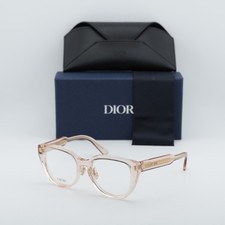 Dior DIORPRISMEO B1F 4000 Shiny Pink 52mm Eyeglasses New Authentic