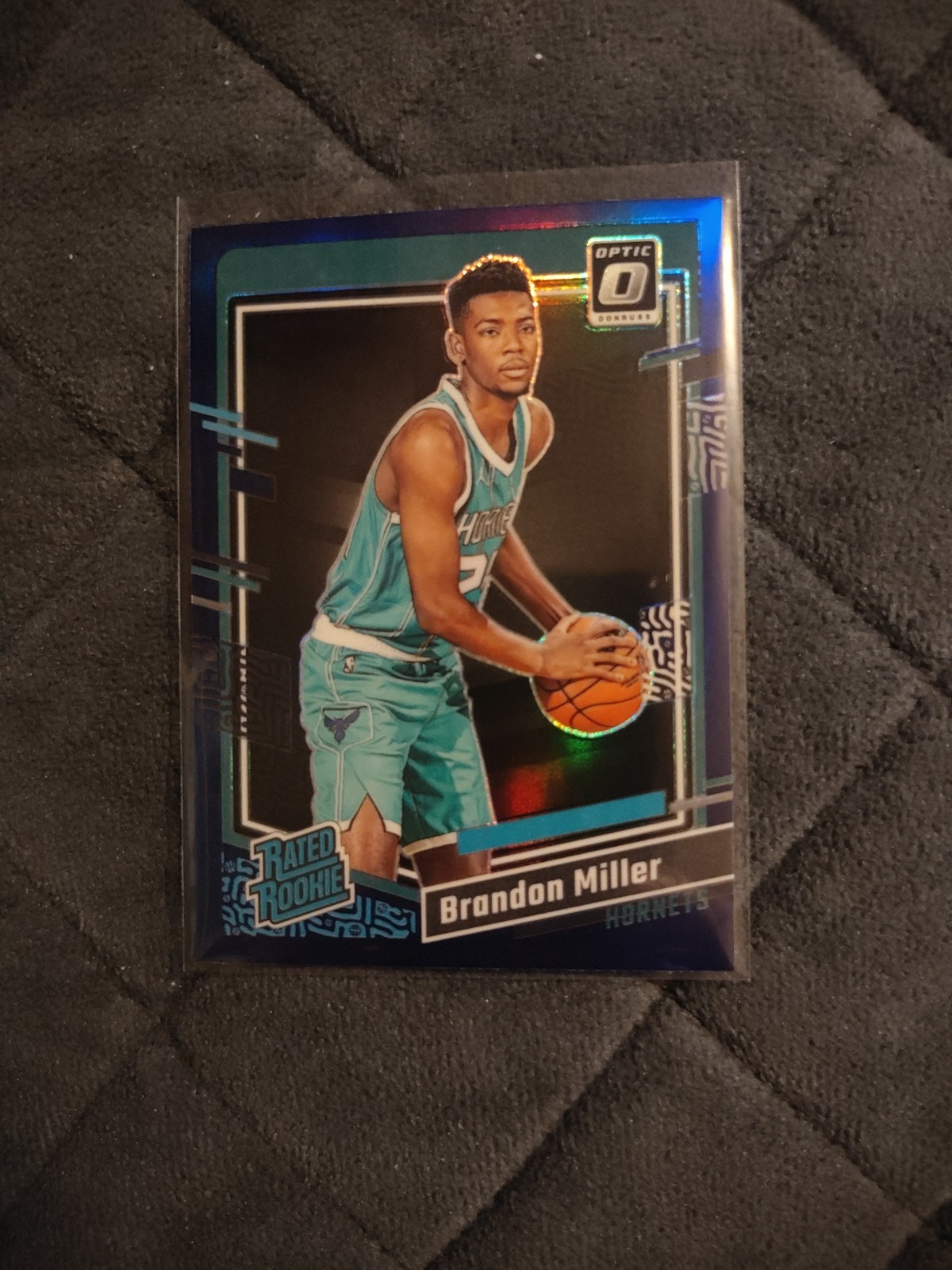 2023 /24 Donruss Optic BRANDON MILLER Rated Rookie Purple Holo #219 Hornets