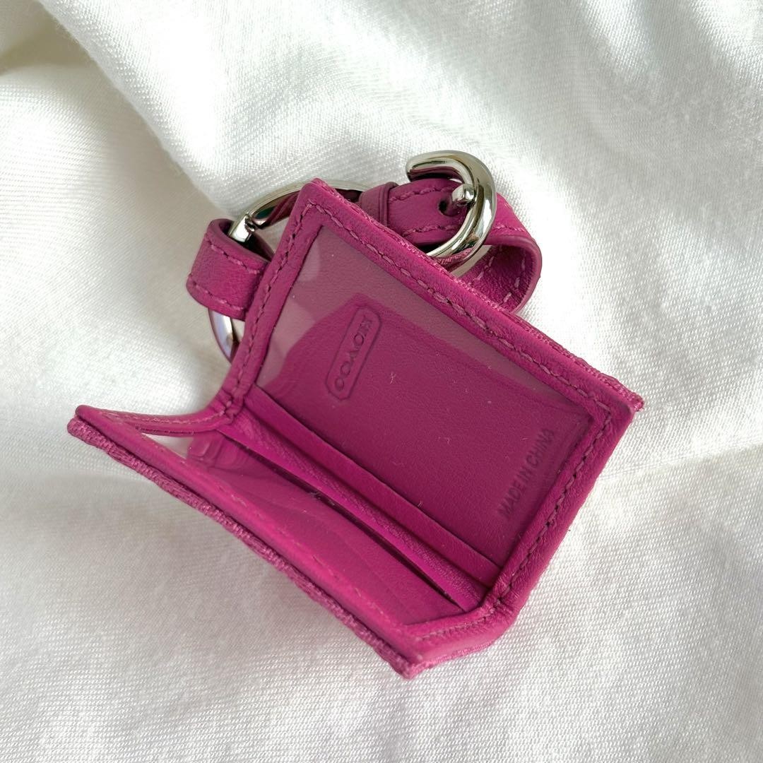 Coach Signature Picture Frame Charm Pink | eBay