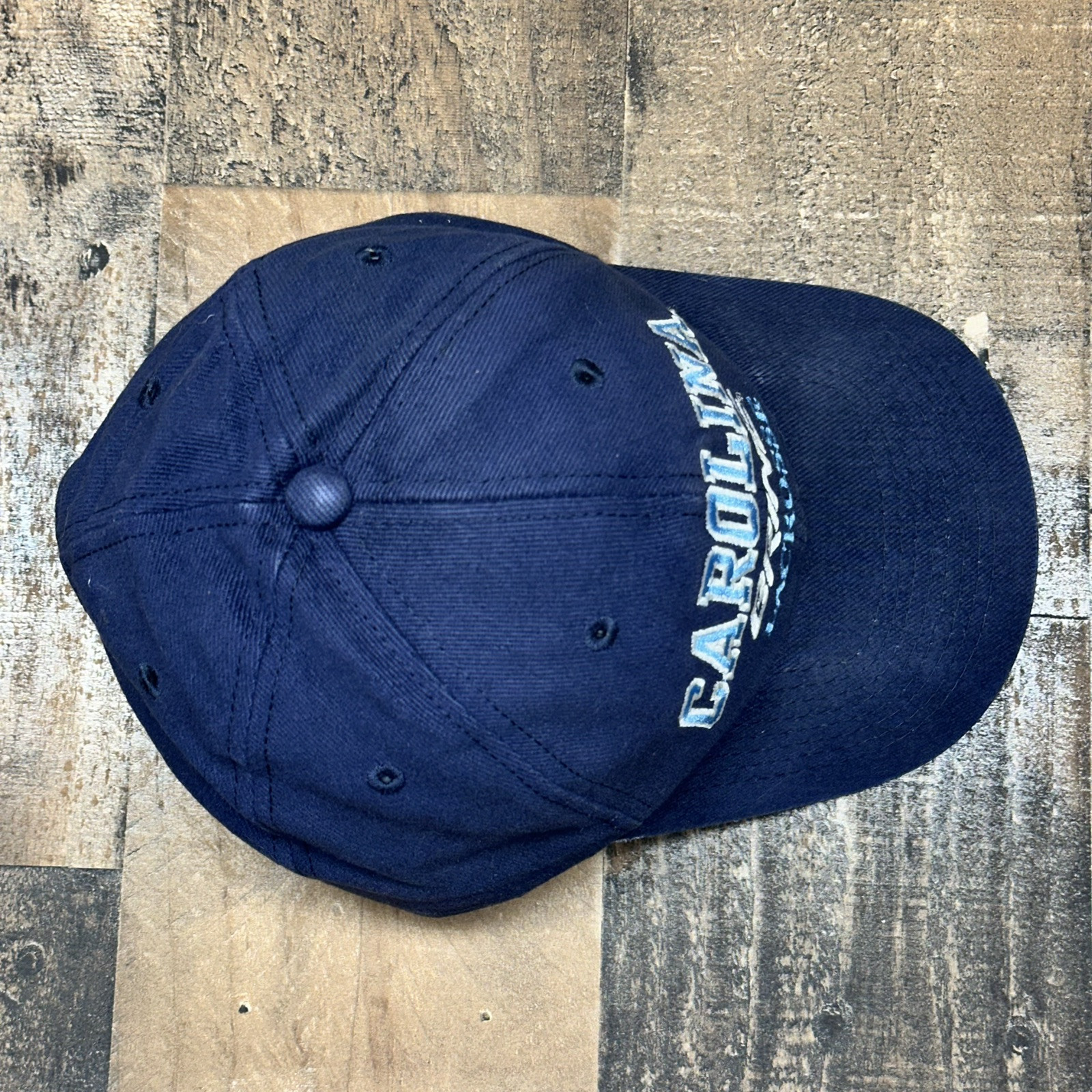 Carolina Brine Lacrosse Snapback Hat UNC Blue Embroidered Cap