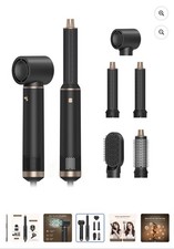 5 in 1 Hot Air Multi Styler: Auto Wrap Curler  High Speed Hair Dryer Brush Set