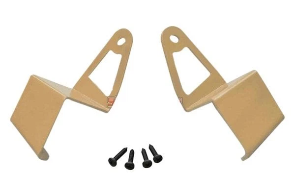 For Jeep Wrangler 97-06 Mounts Military Beige Windshield Frame Mounts for 50" - Imagem 2 de 3