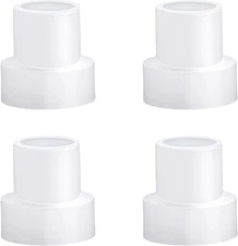 4Pcs Shower Door Nylon Pivot Bushing, Shower Door Pivot Pin Kit, Medium, White