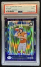 2024 Donruss Optic Bo Nix Purple Shock Rated Rookie #209 Broncos PSA 9