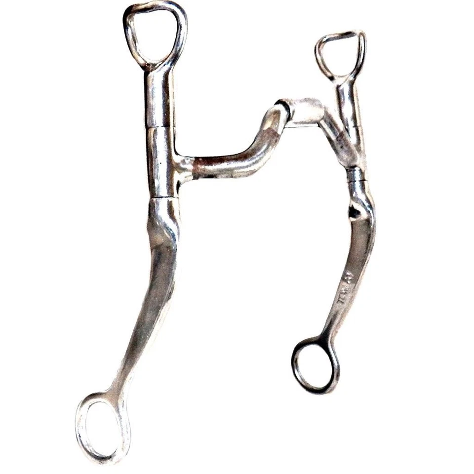 Broca de vástago plano de acero inoxidable Myler Toklat puerto de barril bajo MB 33 nivel 3 Foto 3 de 4