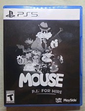 MOUSE: P.I. For Hire Ps5 GAME ☆EXCELLENT SHAPE ☆FULLY COMPLETE ☆SHIPS FREE!