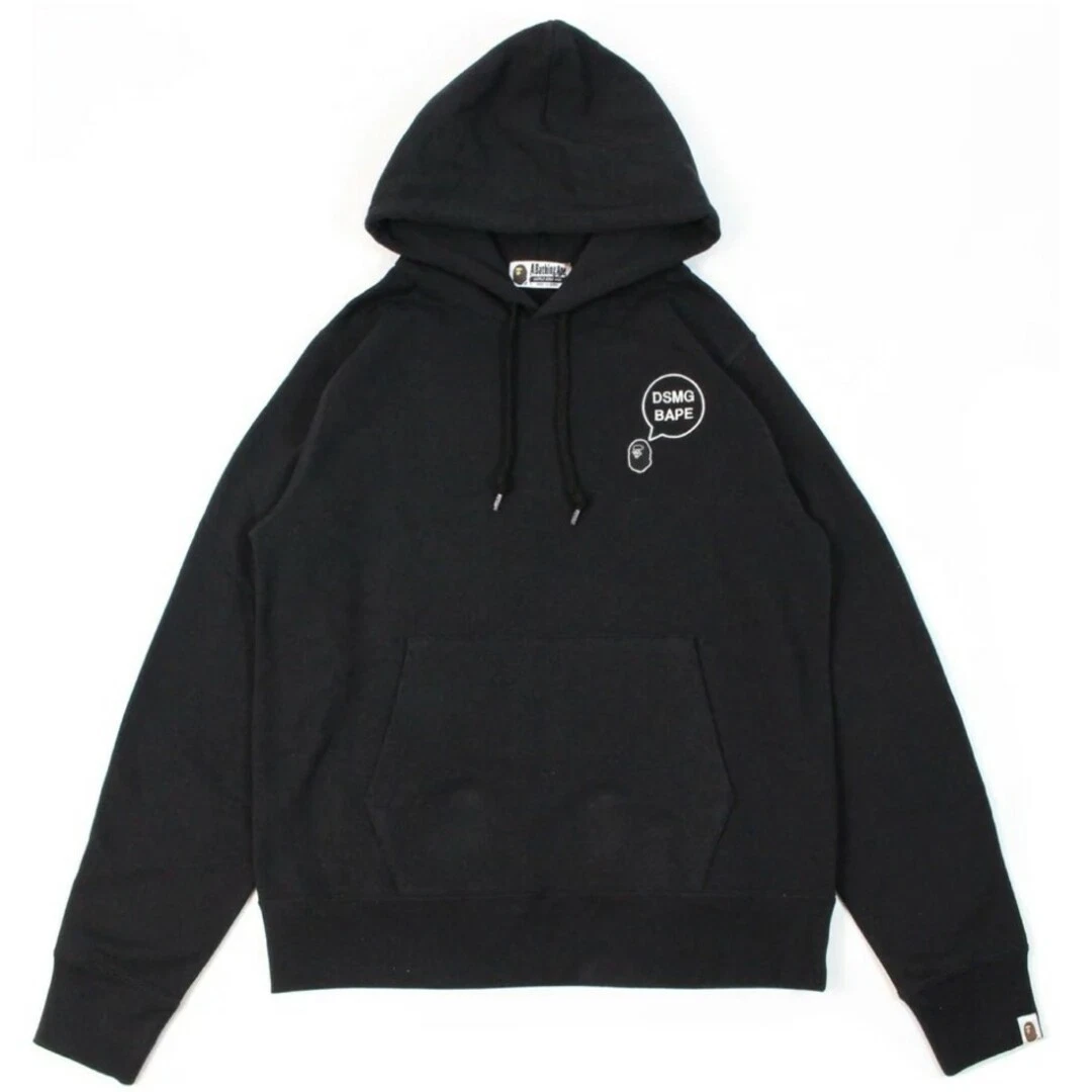 A BATHING APE (BAPE) Felpa con cappuccio Bape UOMO grande usata ottima blu modello limitato