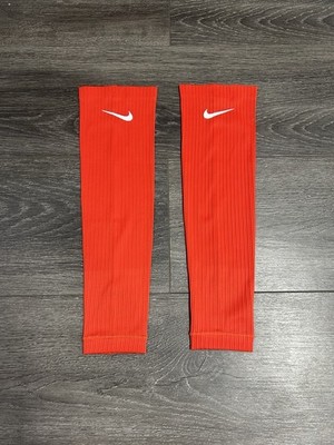 Nike Pro NN Running Team Arm Sleeves Orange Size Medium New