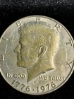 Bicentennial half D Circulated. Real cool and unique toning