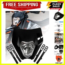 Dirt Bike Headlight Kit,Pit Bike Headlight,Universal Motorcycle Headlight,Hea...