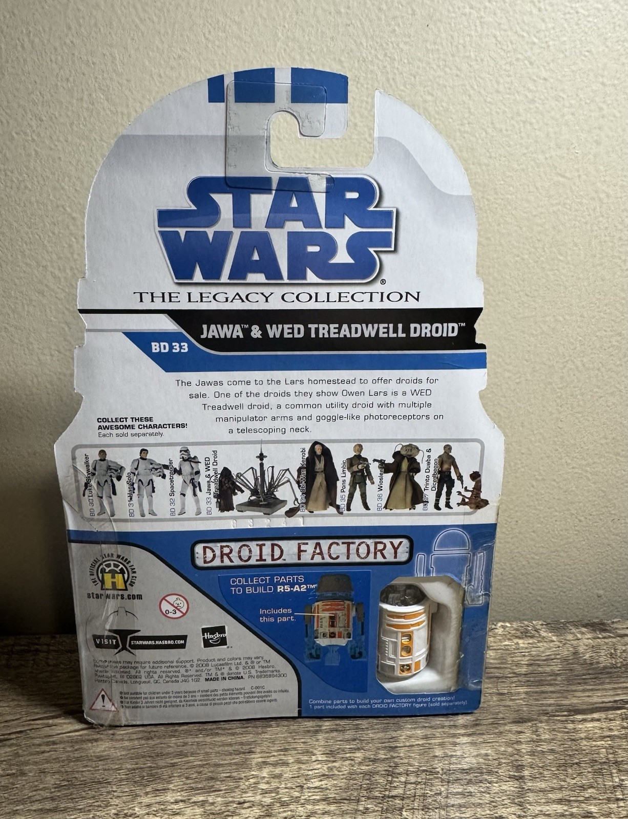 Star Wars Legacy Collection Jawa & WED Treadwell Droid BD33