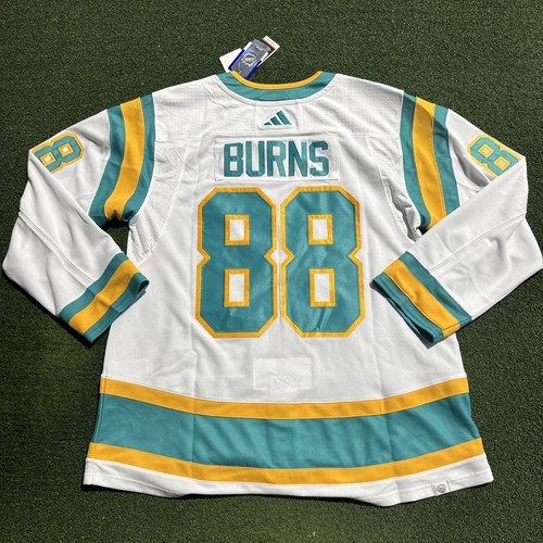 Adidas NHL San Jose Sharks "Brent Burns" Reverse Retro Trikot (H52337) Herren Gr. 56 - Bild 4 von 6
