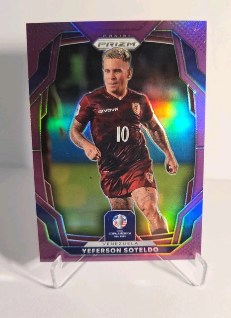 Yeferson Soteldo Numbered /49 Panini Prizm Copa America 2024 #114 Venezuela